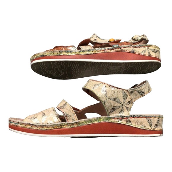 Spring Step L’Artiste Payokya orange sandals 40 - Picture 4 of 7